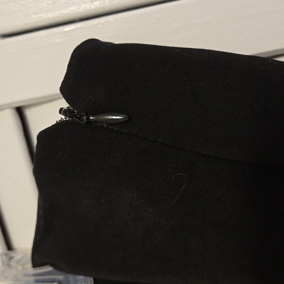 Velvet Black Fringe Skirt - Picture 3 of 7